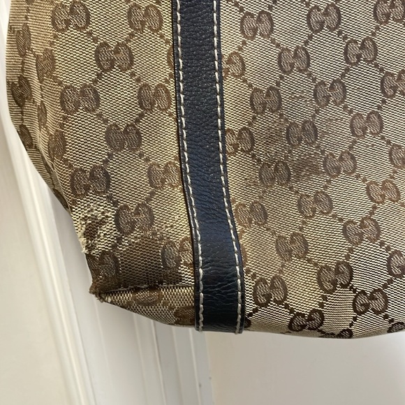 Gucci - Classic Canvas Leather Medium Tote bag - Brown - Picture 5 of 16